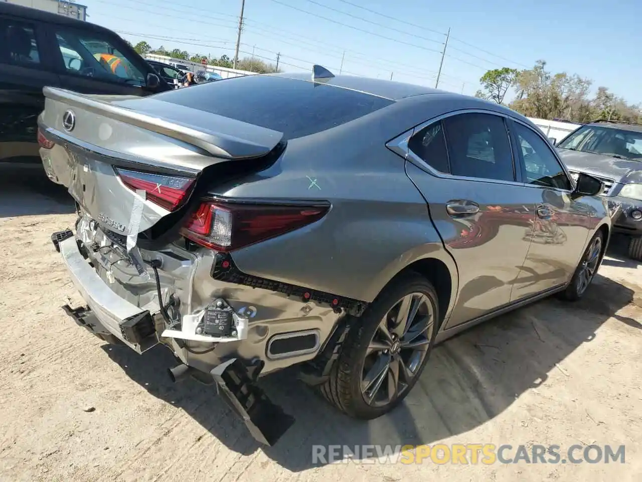 3 Photograph of a damaged car 58AGZ1B10MU103101 LEXUS ES350 2021