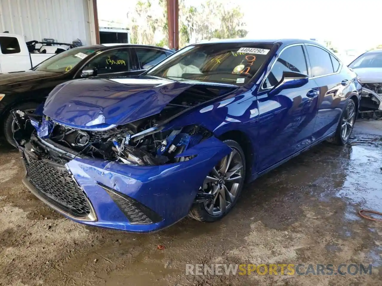 2 Photograph of a damaged car 58AGZ1B11MU083859 LEXUS ES350 2021