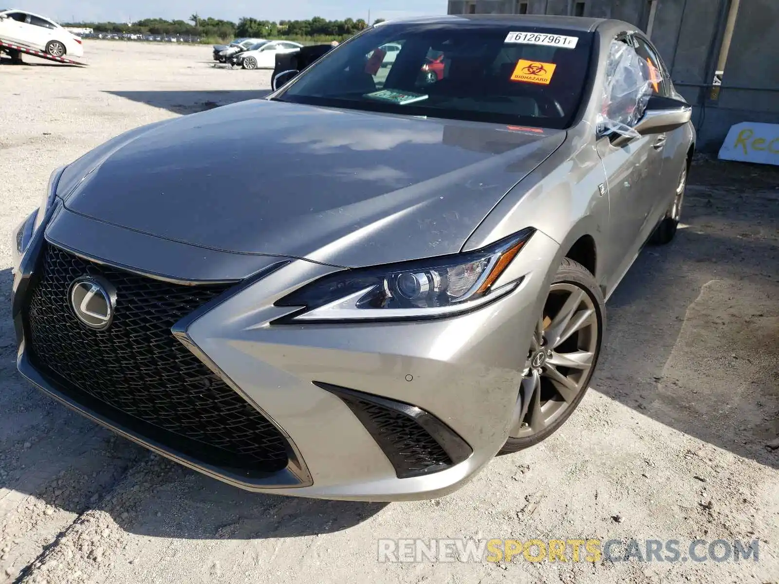 2 Photograph of a damaged car 58AGZ1B11MU086132 LEXUS ES350 2021