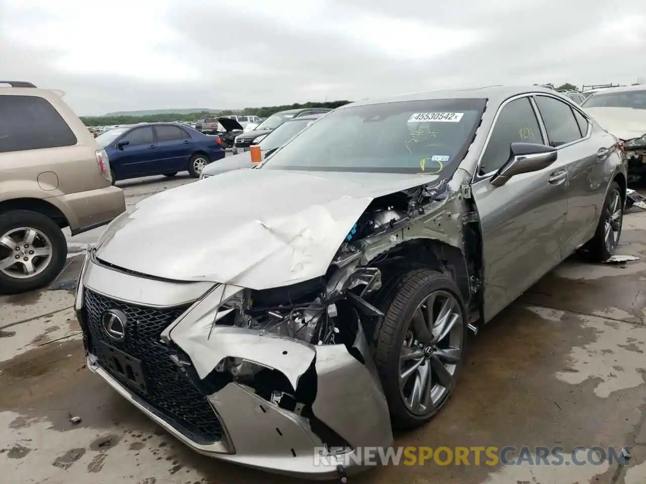 2 Photograph of a damaged car 58AGZ1B12MU082798 LEXUS ES350 2021