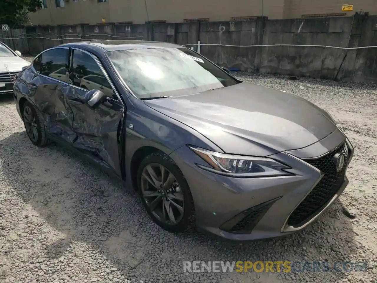 1 Photograph of a damaged car 58AGZ1B12MU087841 LEXUS ES350 2021