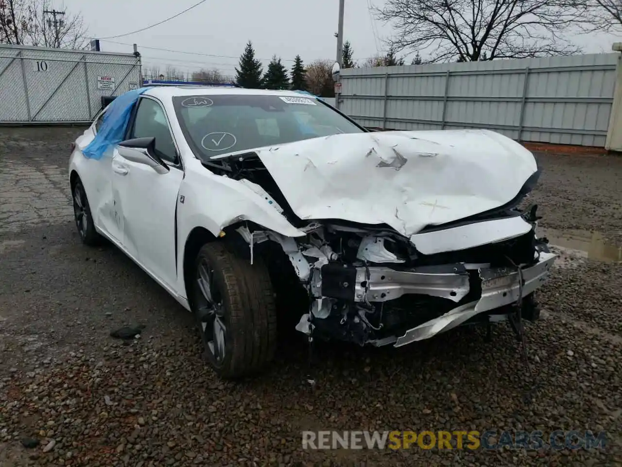 1 Photograph of a damaged car 58AGZ1B12MU089489 LEXUS ES350 2021