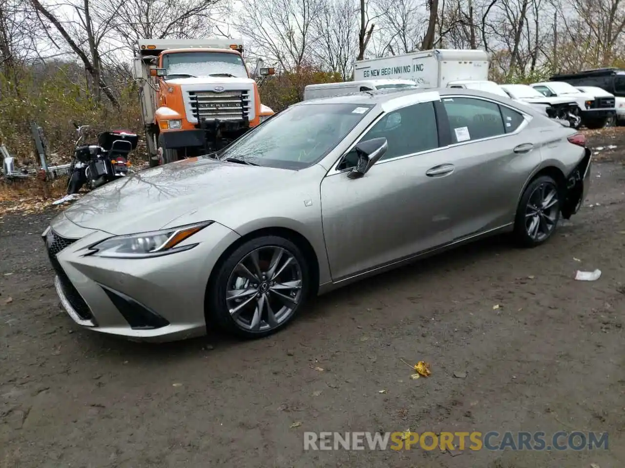 2 Photograph of a damaged car 58AGZ1B12MU108378 LEXUS ES350 2021