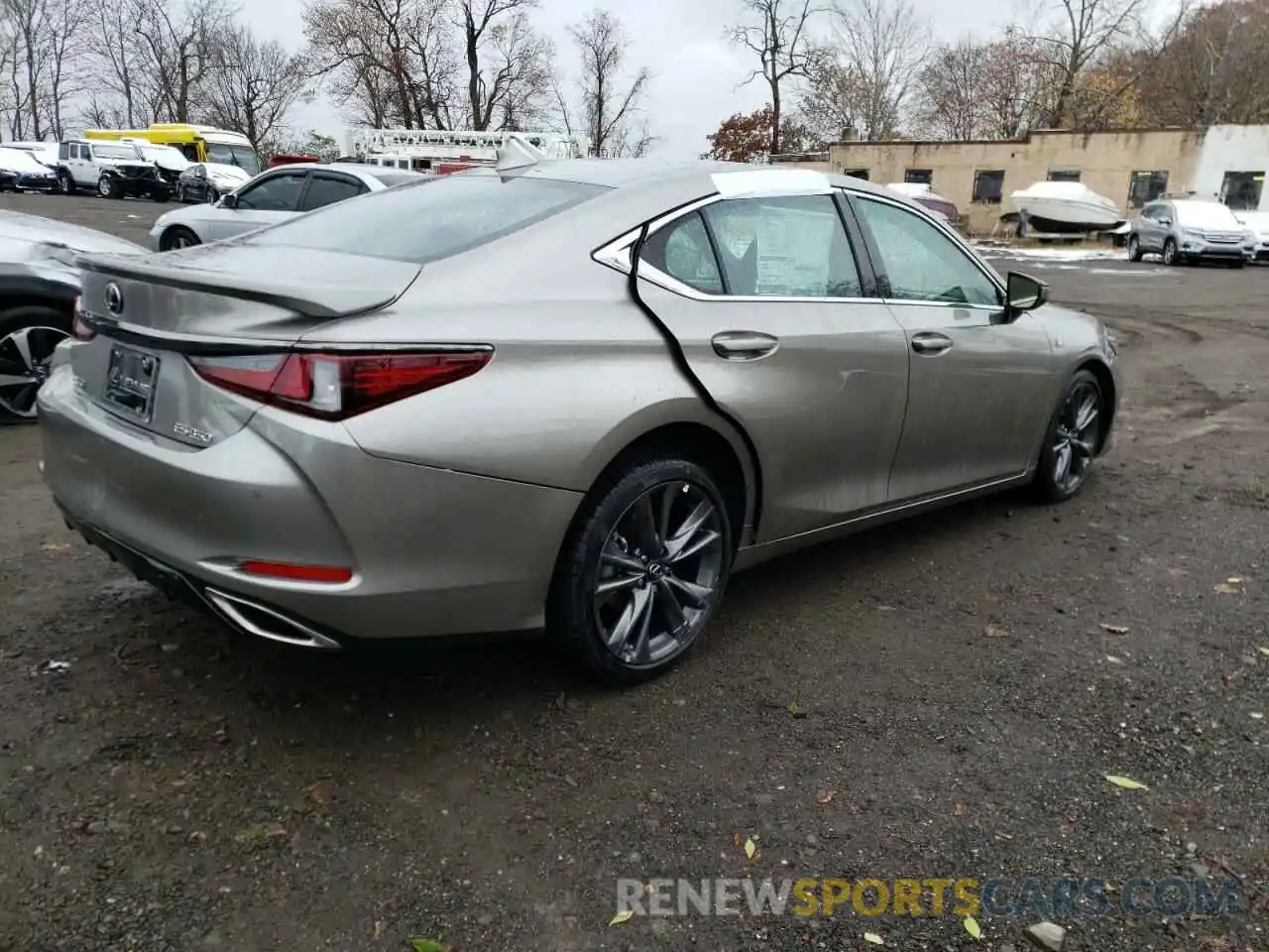 4 Photograph of a damaged car 58AGZ1B12MU108378 LEXUS ES350 2021