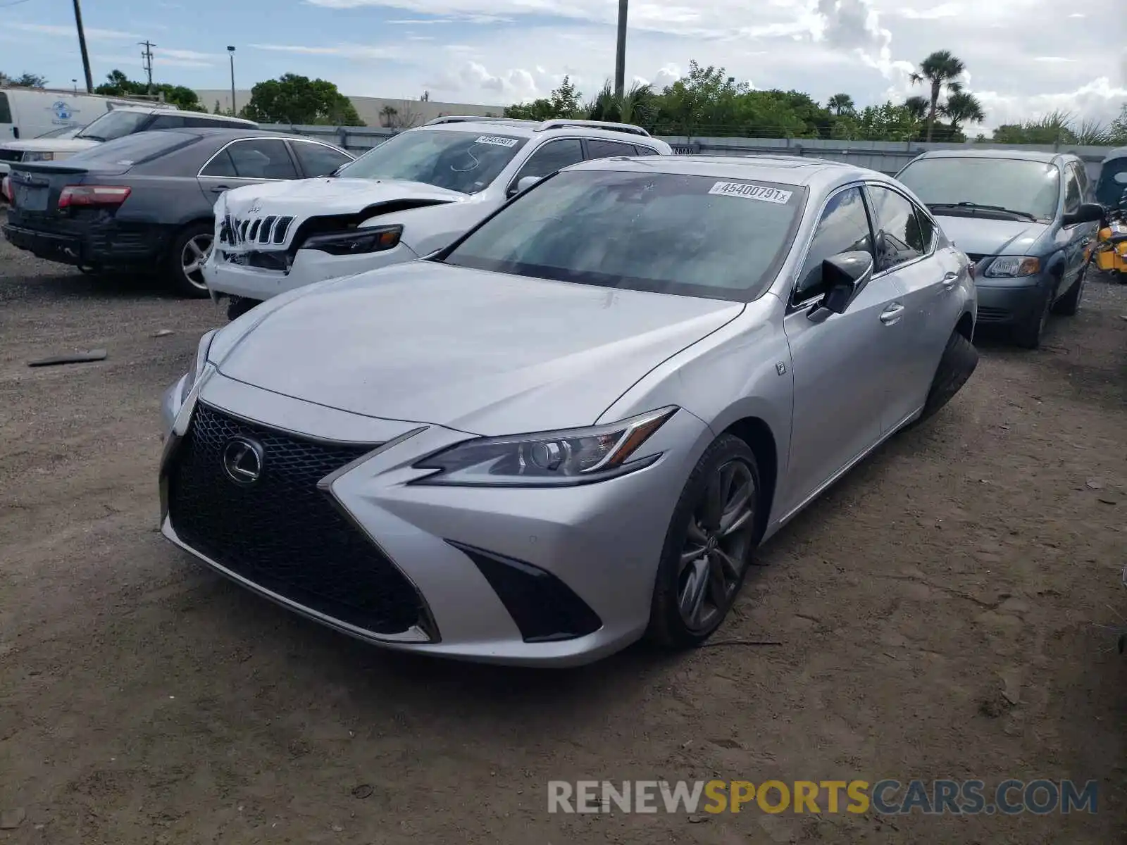 2 Photograph of a damaged car 58AGZ1B14MU092460 LEXUS ES350 2021