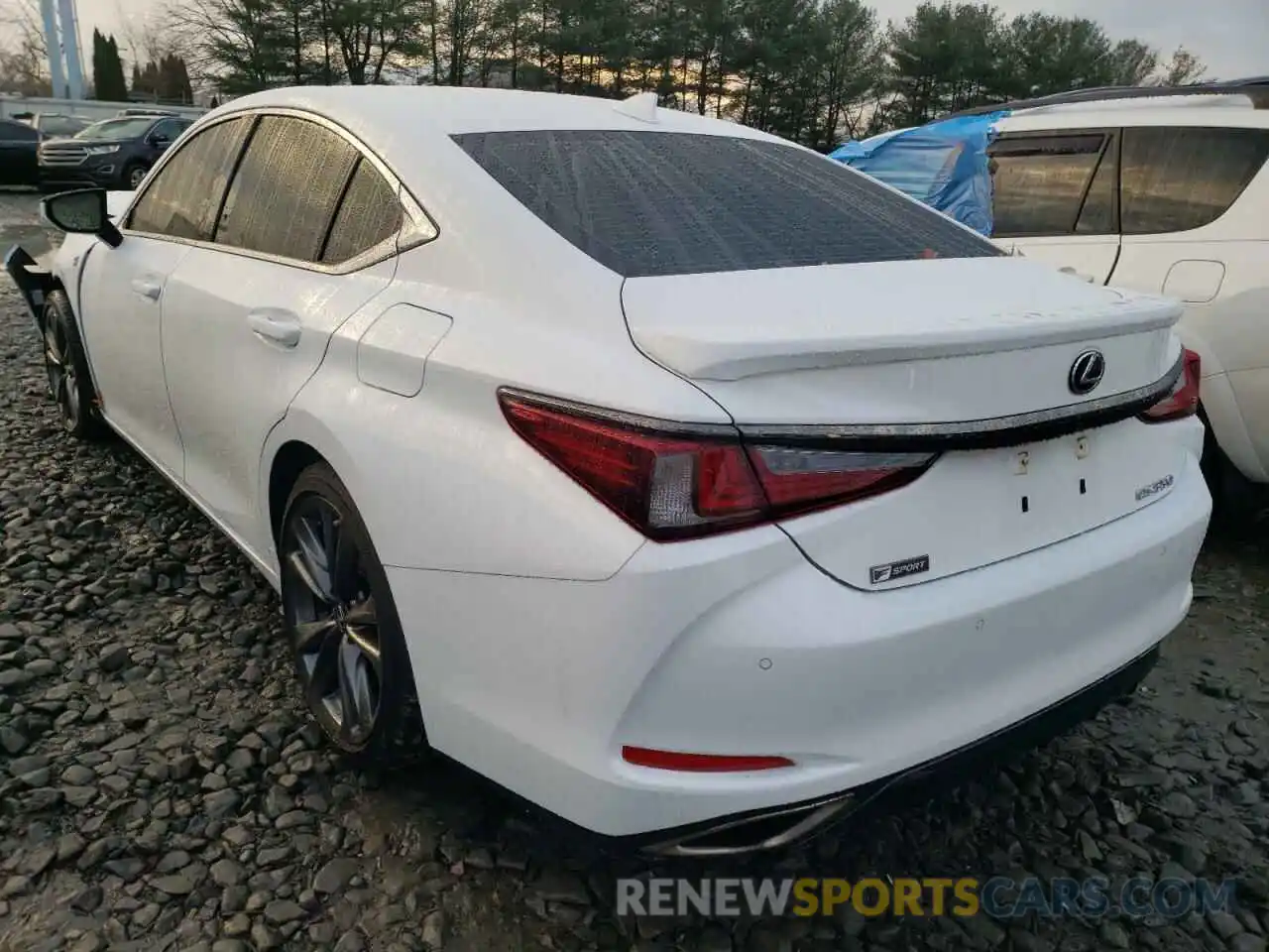 3 Photograph of a damaged car 58AGZ1B14MU093835 LEXUS ES350 2021