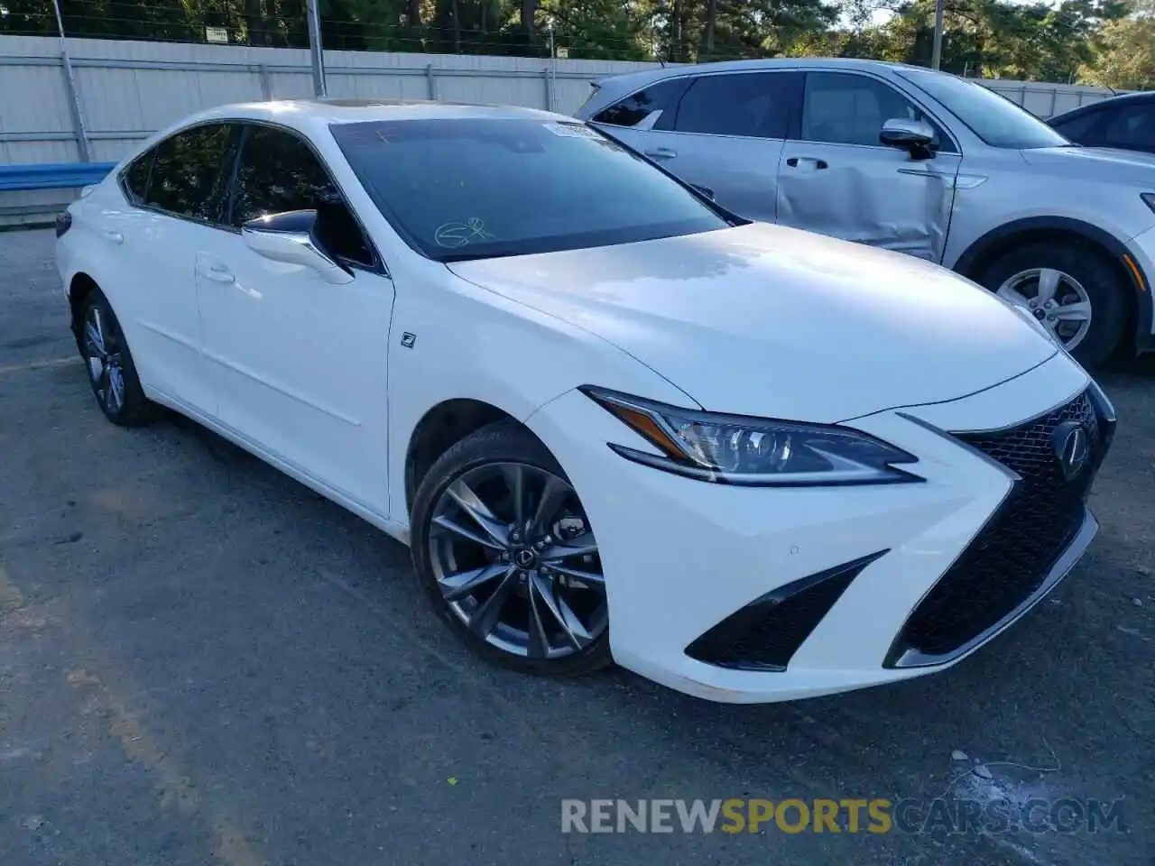 1 Photograph of a damaged car 58AGZ1B15MU083377 LEXUS ES350 2021