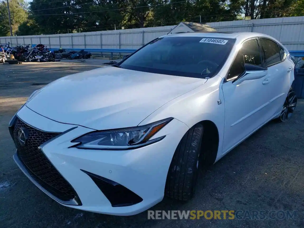 2 Photograph of a damaged car 58AGZ1B15MU083377 LEXUS ES350 2021