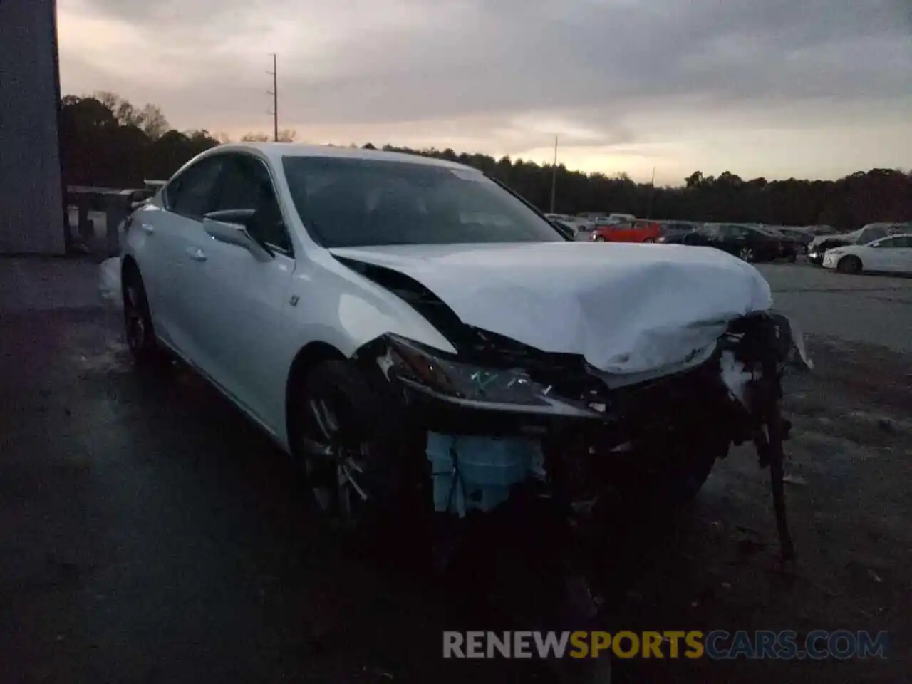 1 Photograph of a damaged car 58AGZ1B15MU091771 LEXUS ES350 2021