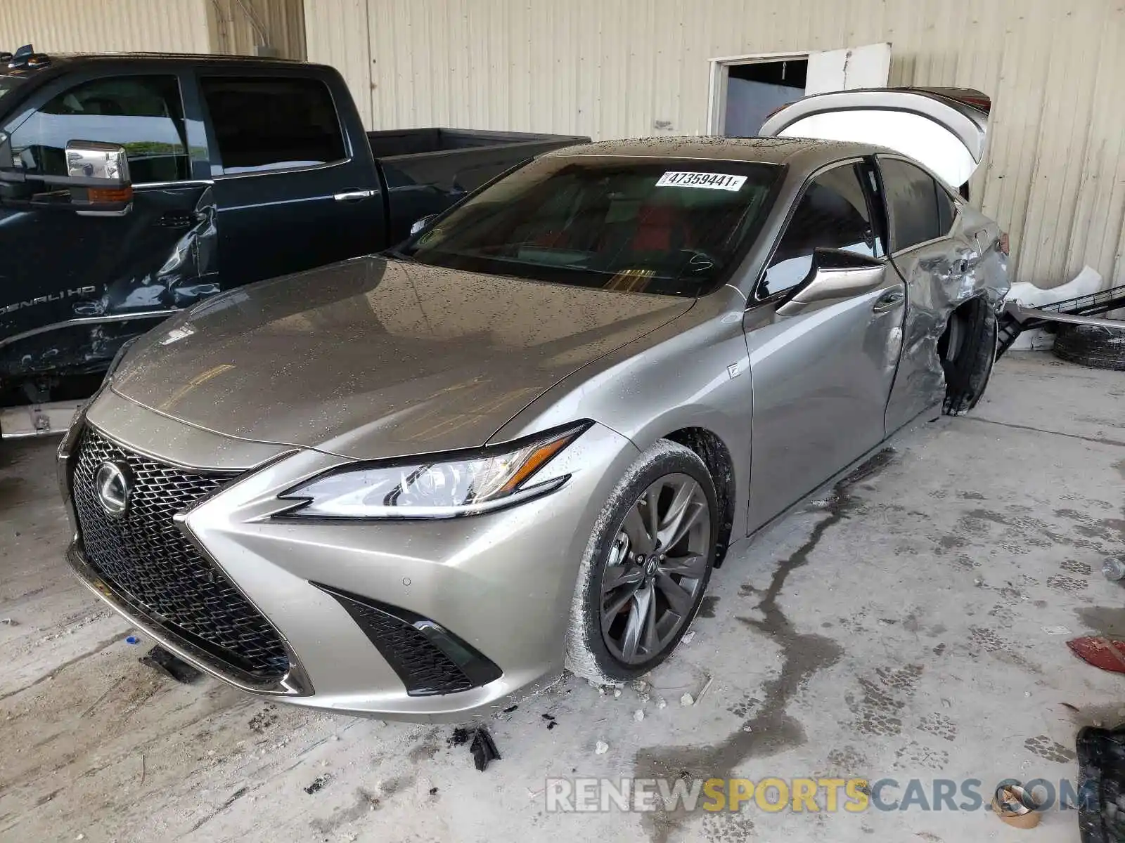 2 Photograph of a damaged car 58AGZ1B15MU098722 LEXUS ES350 2021