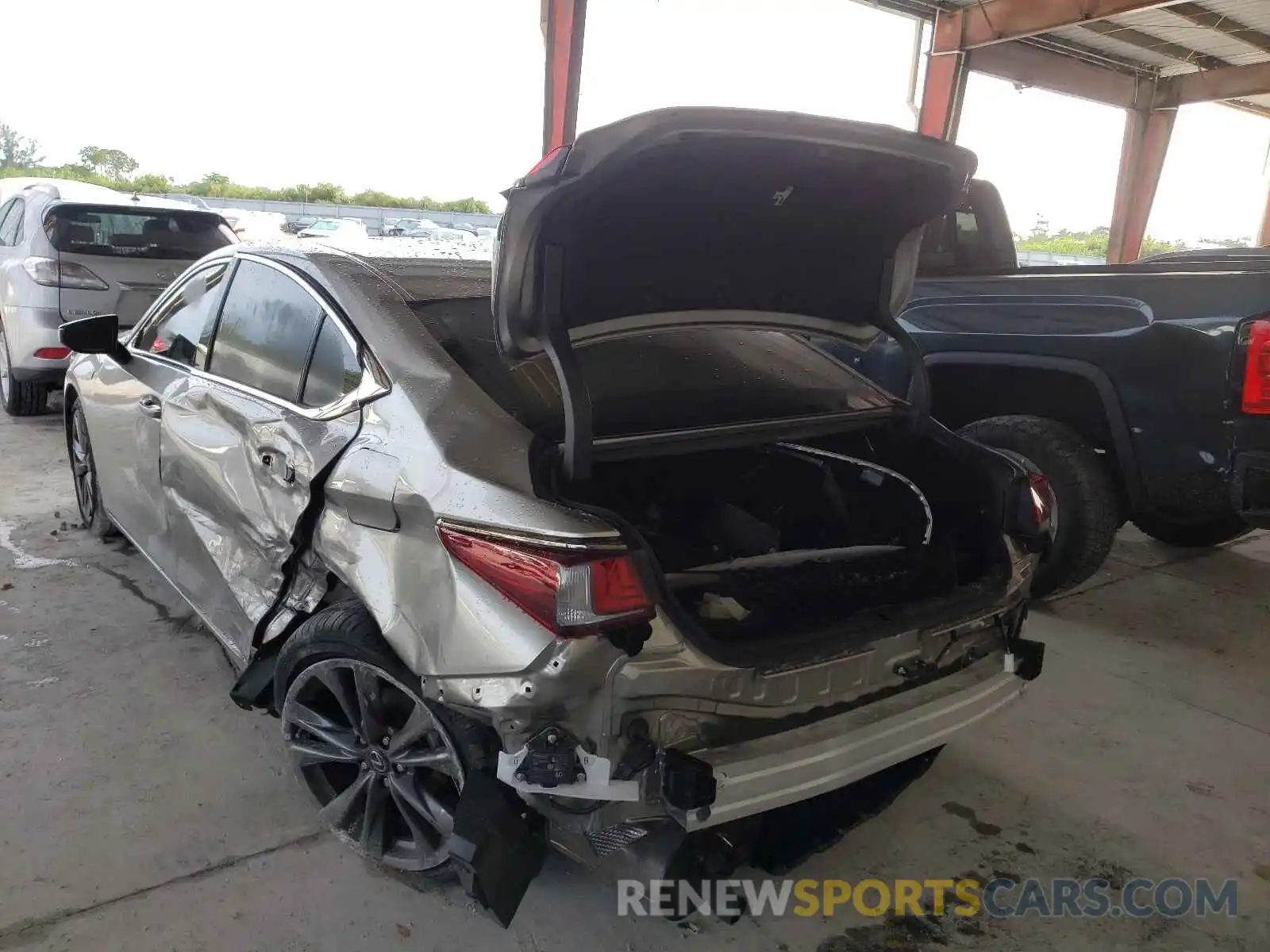 3 Photograph of a damaged car 58AGZ1B15MU098722 LEXUS ES350 2021