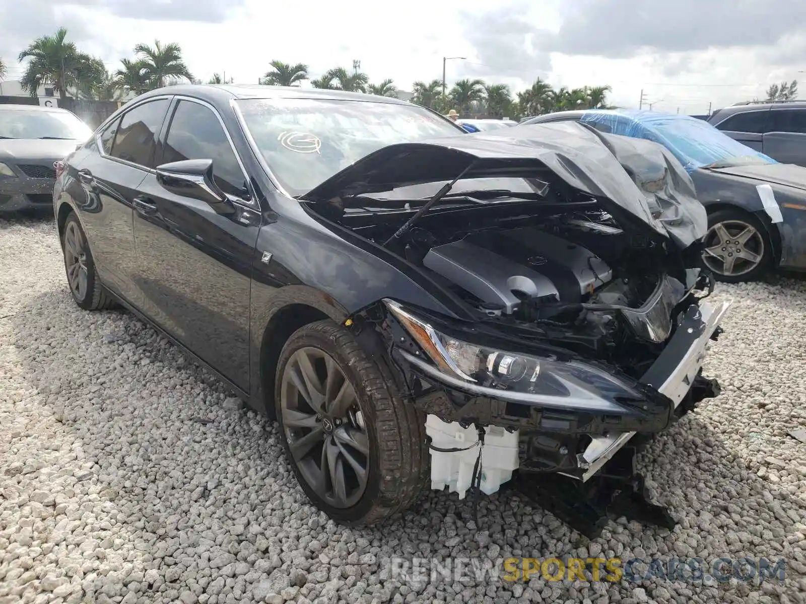 1 Photograph of a damaged car 58AGZ1B16MU087695 LEXUS ES350 2021