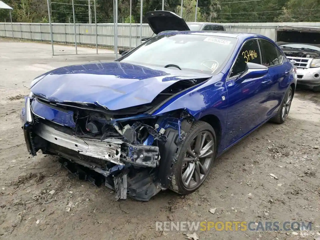 2 Photograph of a damaged car 58AGZ1B18MU110006 LEXUS ES350 2021