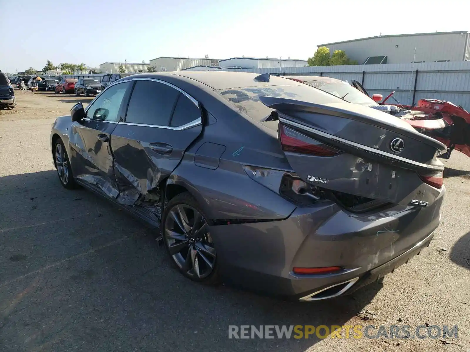 3 Photograph of a damaged car 58AGZ1B19MU082653 LEXUS ES350 2021