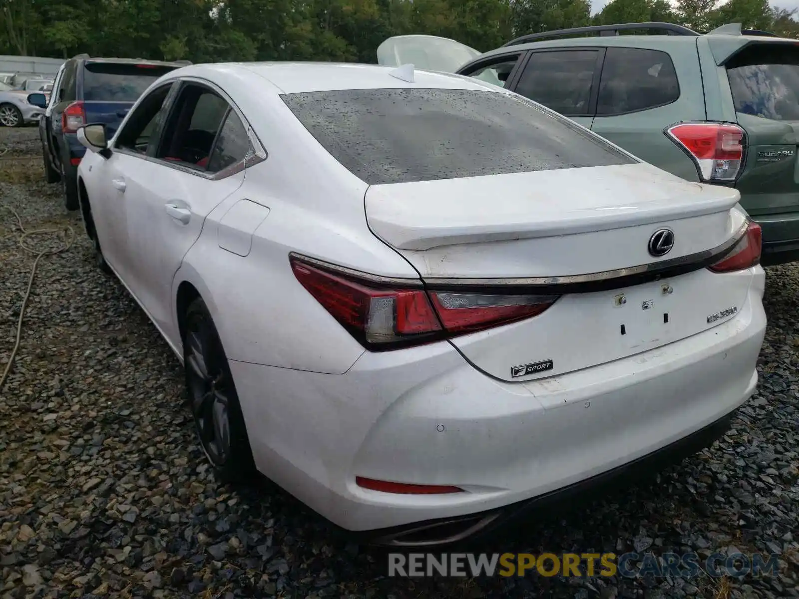 3 Photograph of a damaged car 58AGZ1B19MU085326 LEXUS ES350 2021