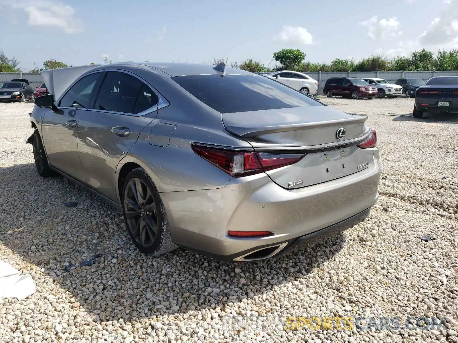 3 Photograph of a damaged car 58AGZ1B1XMU085447 LEXUS ES350 2021