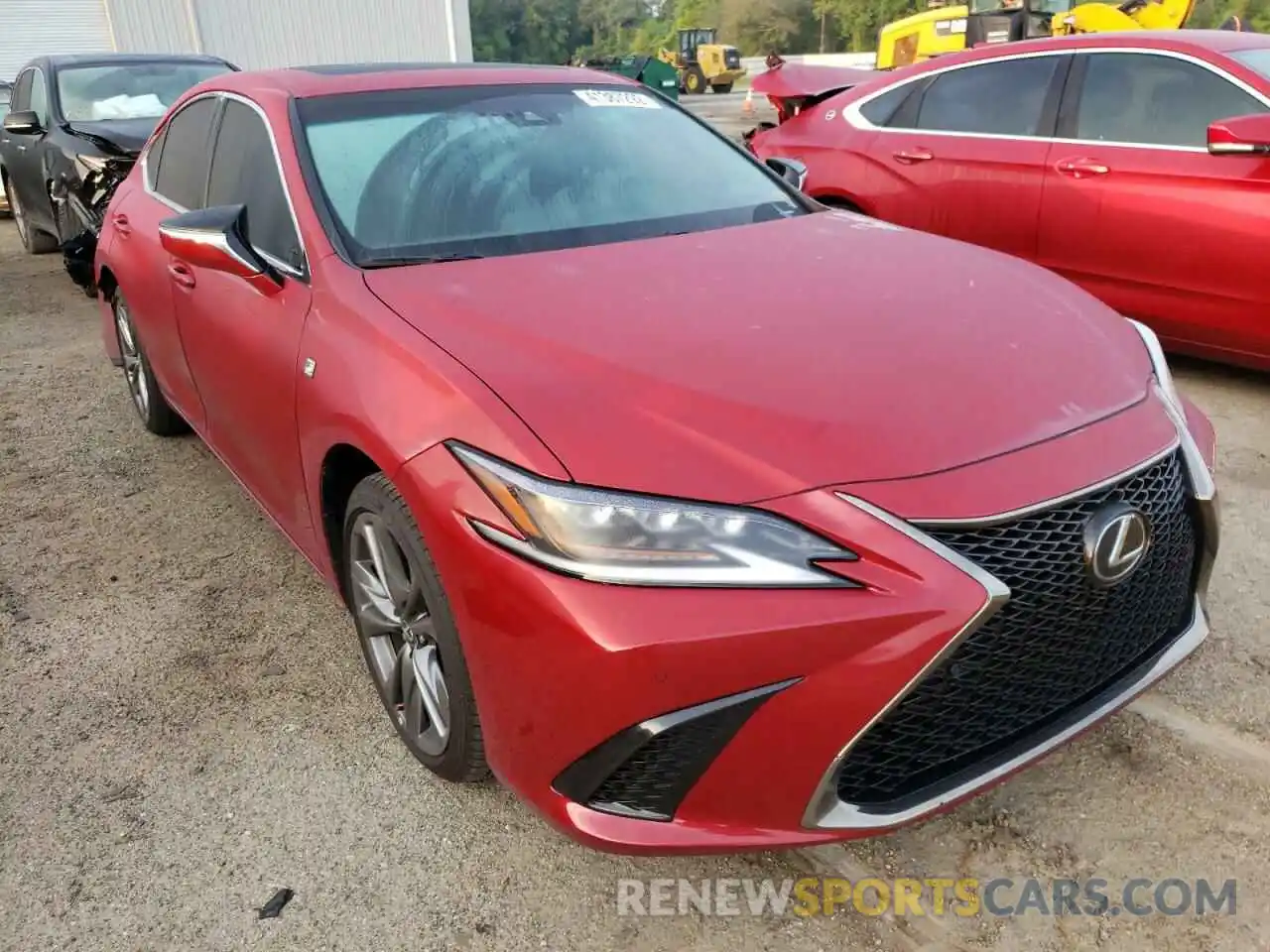 1 Photograph of a damaged car 58AGZ1B1XMU095038 LEXUS ES350 2021