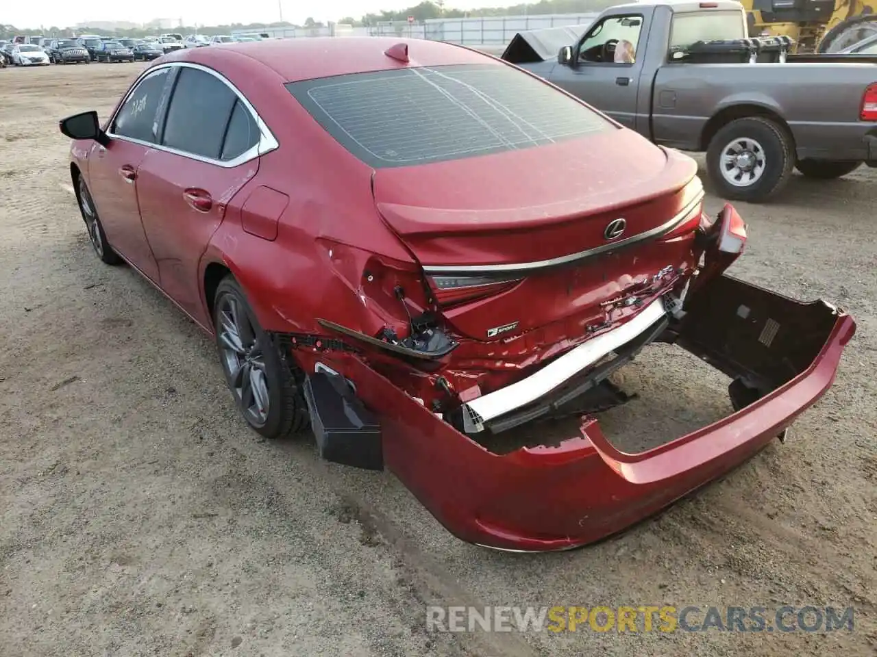 3 Photograph of a damaged car 58AGZ1B1XMU095038 LEXUS ES350 2021