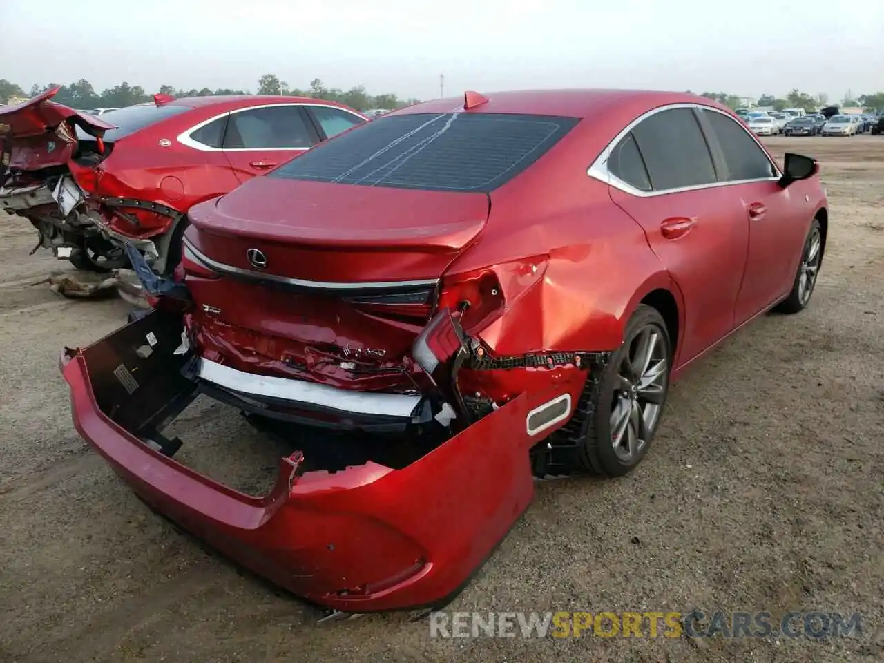 4 Photograph of a damaged car 58AGZ1B1XMU095038 LEXUS ES350 2021