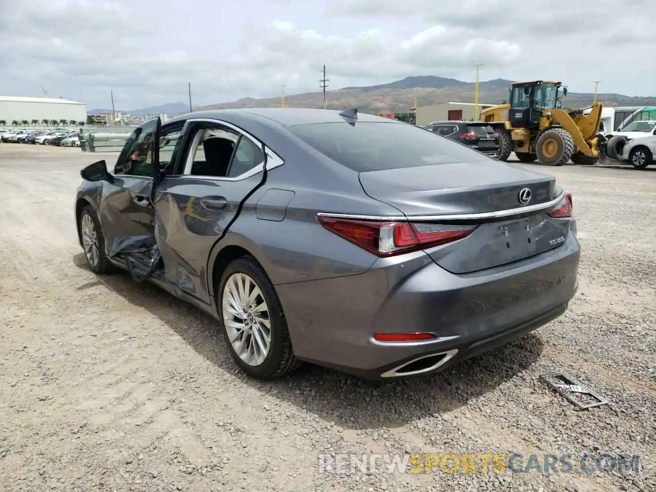 3 Photograph of a damaged car JTHCZ1B15M2012488 LEXUS ES350 2021