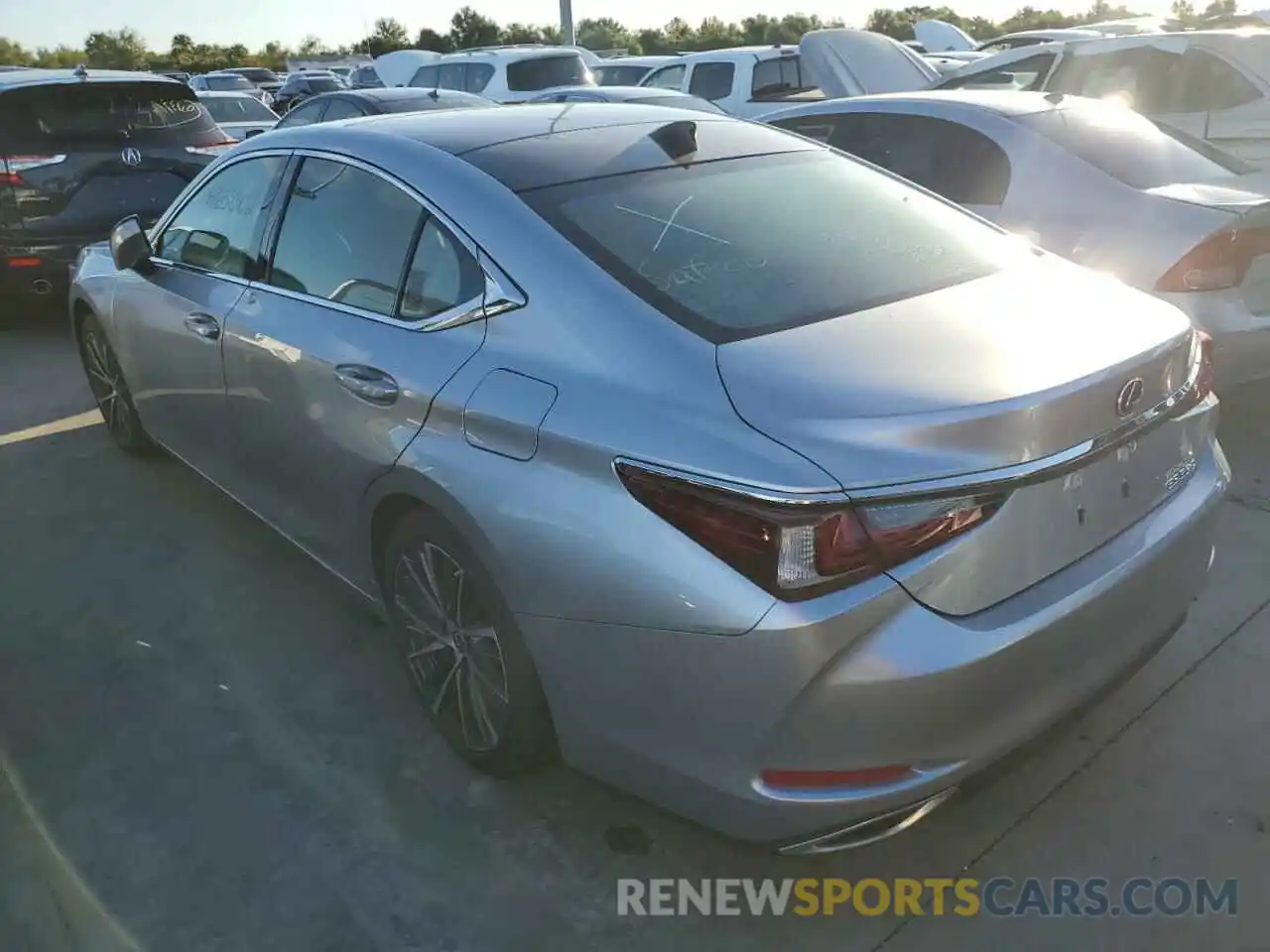 3 Photograph of a damaged car 58ADZ1B11NU120929 LEXUS ES350 2022