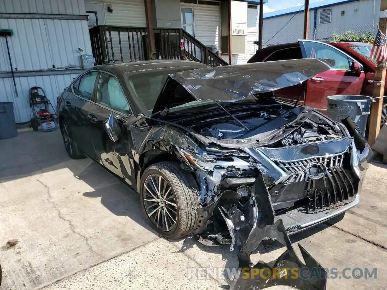 1 Photograph of a damaged car 58ADZ1B13NU132905 LEXUS ES350 2022