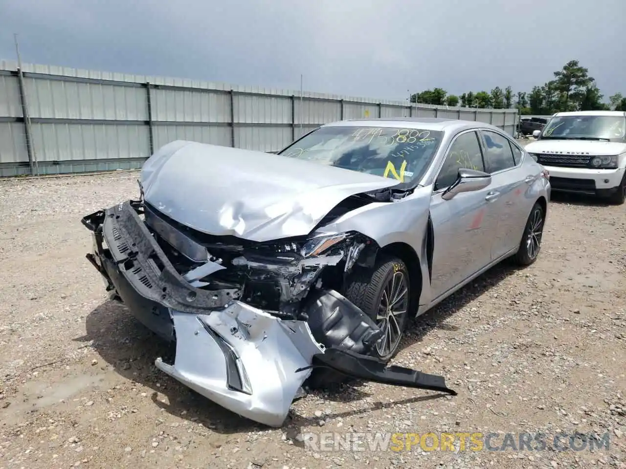 2 Photograph of a damaged car 58ADZ1B15NU120044 LEXUS ES350 2022