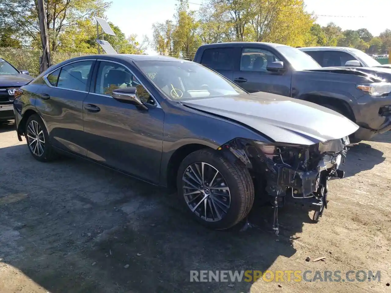 1 Photograph of a damaged car 58ADZ1B16NU118867 LEXUS ES350 2022