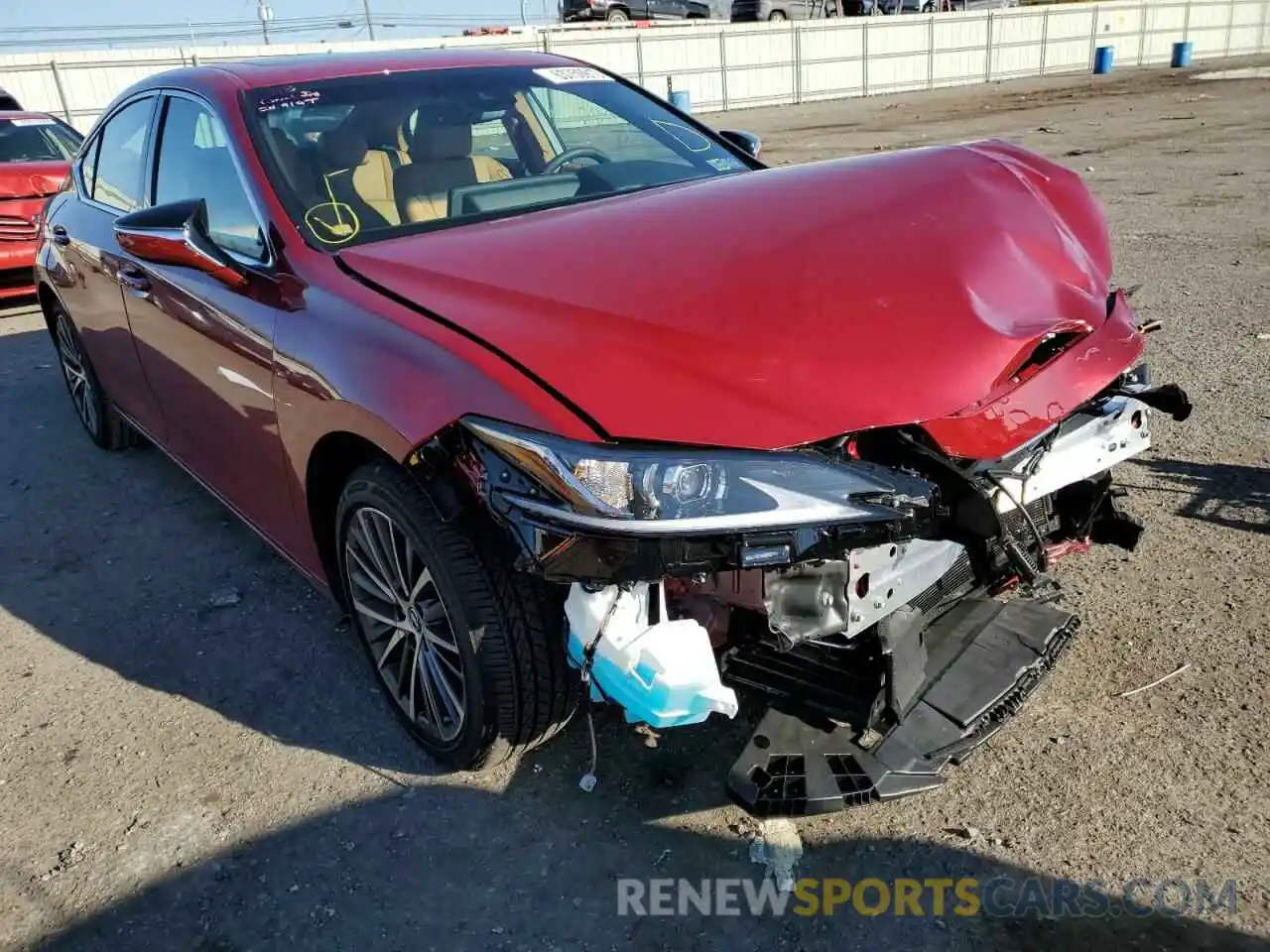 9 Photograph of a damaged car 58ADZ1B16NU133160 LEXUS ES350 2022