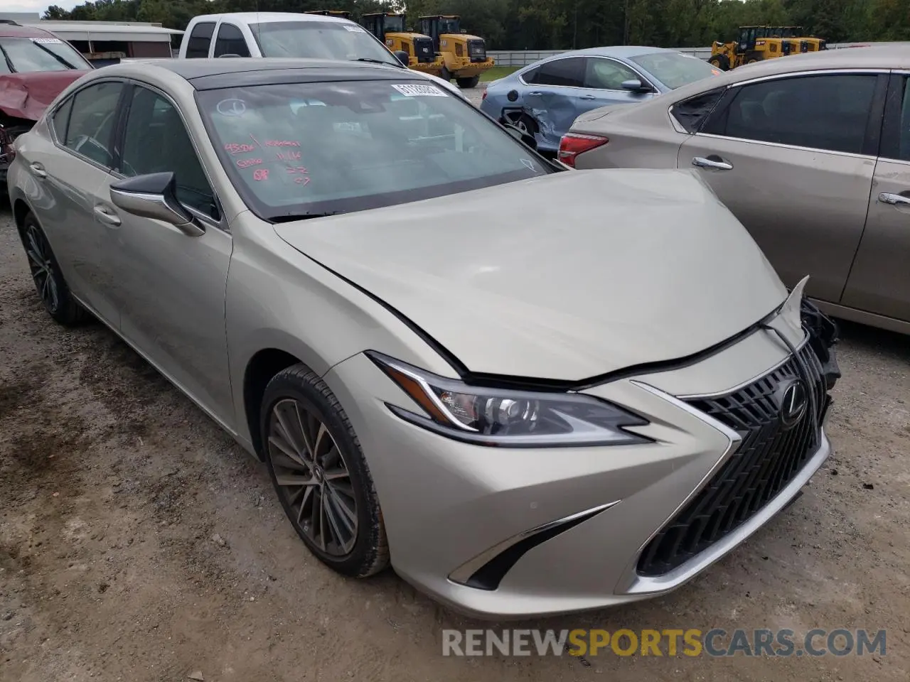 1 Photograph of a damaged car 58ADZ1B17NU112978 LEXUS ES350 2022