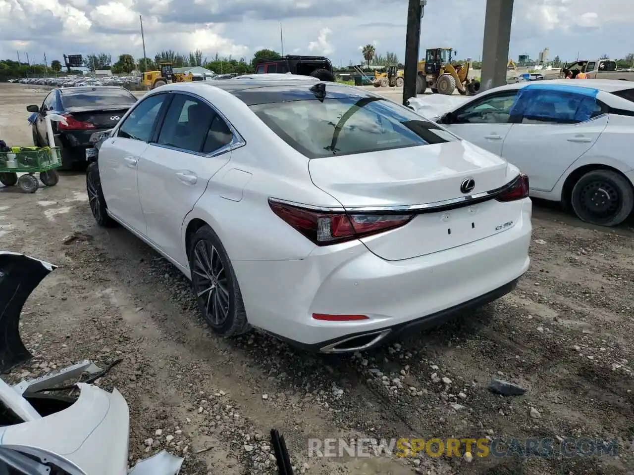 3 Photograph of a damaged car 58ADZ1B18NU132687 LEXUS ES350 2022