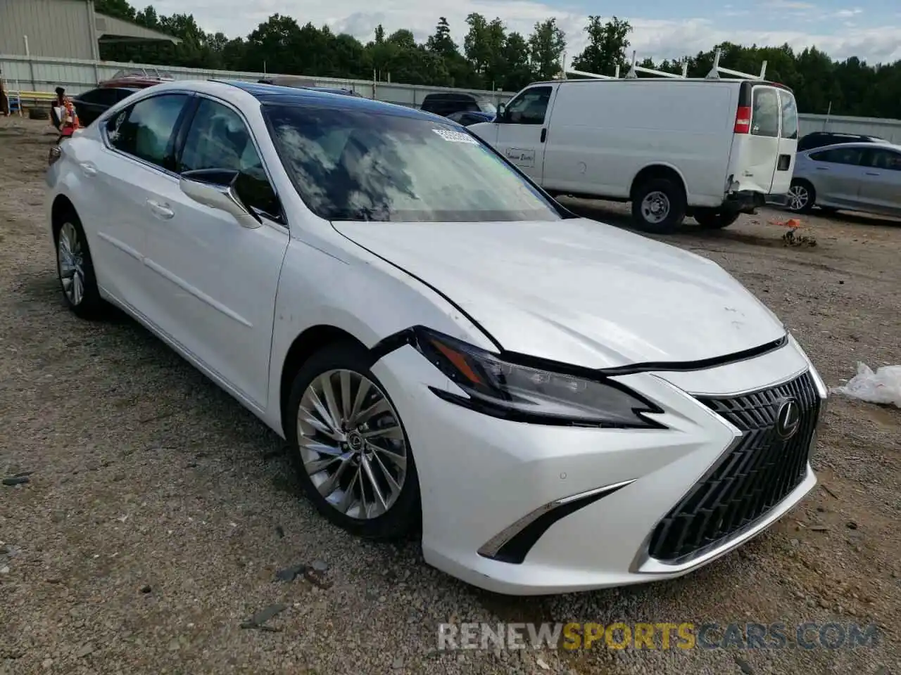 1 Photograph of a damaged car 58AFZ1B10NU130456 LEXUS ES350 2022