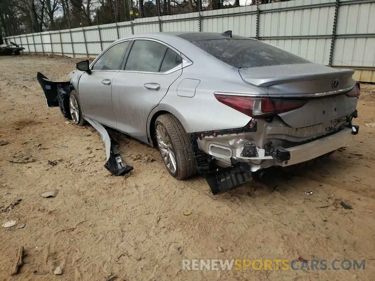 3 Photograph of a damaged car 58AFZ1B13NU118690 LEXUS ES350 2022