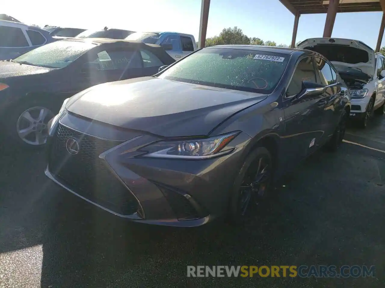 2 Photograph of a damaged car 58AGZ1B11NU112181 LEXUS ES350 2022