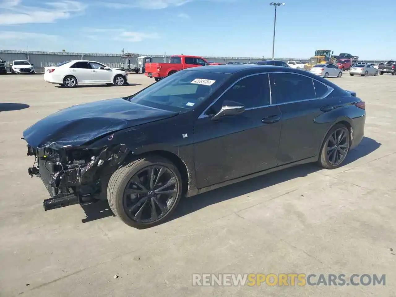 1 Photograph of a damaged car 58AGZ1B15NU122681 LEXUS ES350 2022