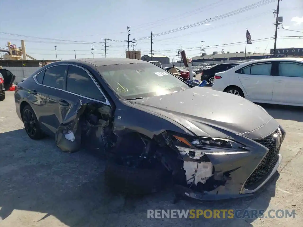 1 Photograph of a damaged car 58AGZ1B17NU111455 LEXUS ES350 2022