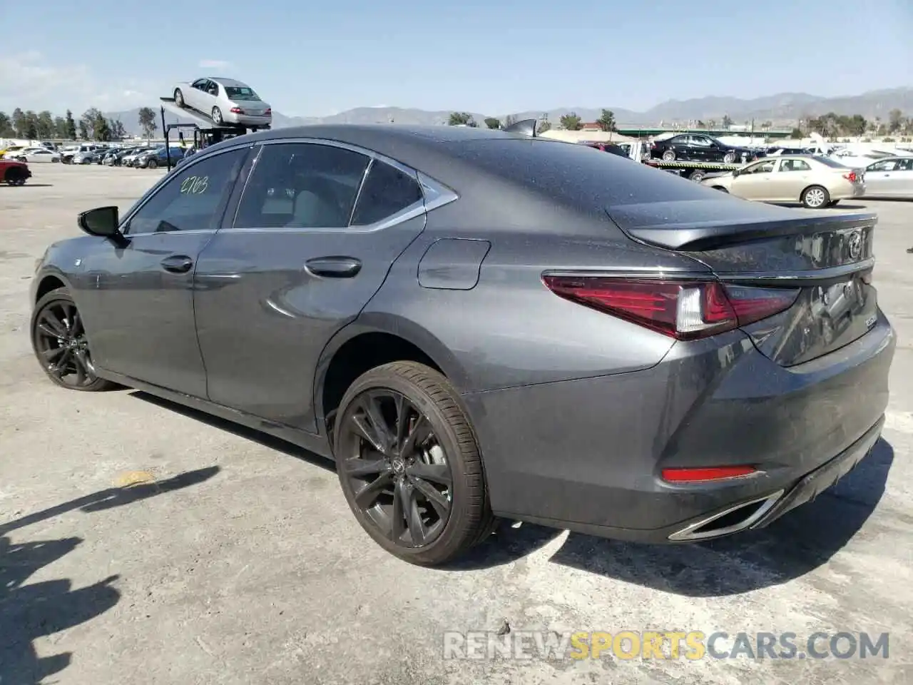 3 Photograph of a damaged car 58AGZ1B17NU111455 LEXUS ES350 2022