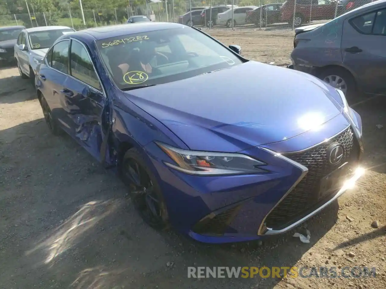 1 Photograph of a damaged car 58AGZ1B18NU117359 LEXUS ES350 2022