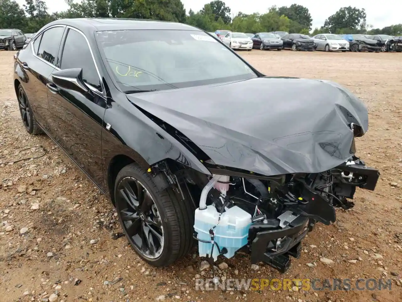 1 Photograph of a damaged car 58AGZ1B1XNU115323 LEXUS ES350 2022