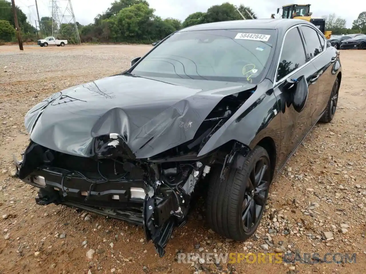 2 Photograph of a damaged car 58AGZ1B1XNU115323 LEXUS ES350 2022