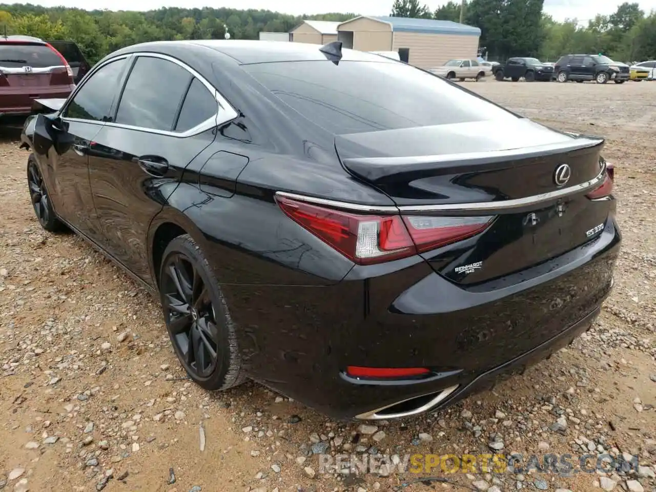 3 Photograph of a damaged car 58AGZ1B1XNU115323 LEXUS ES350 2022