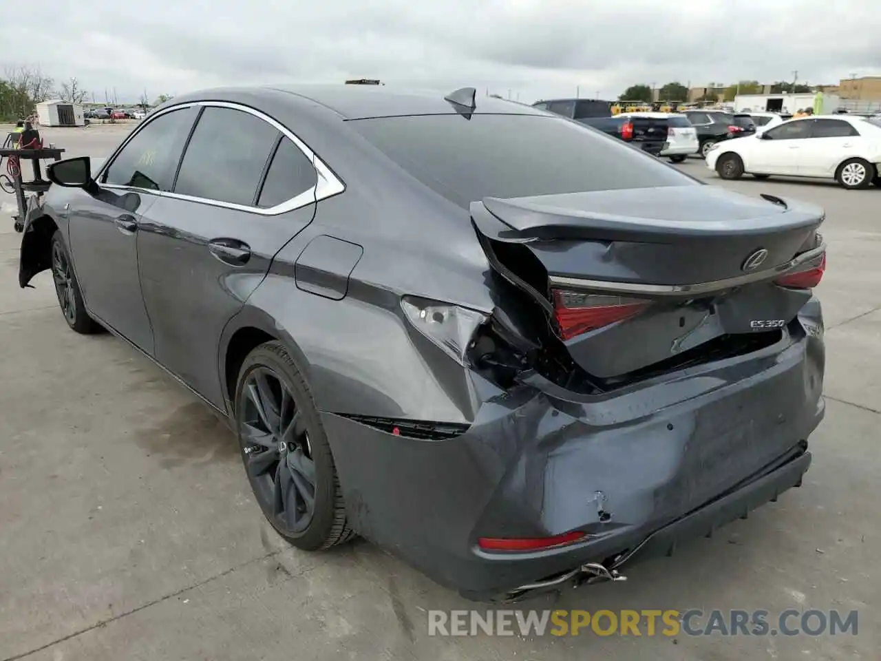 3 Photograph of a damaged car 58AJZ1B17NU128858 LEXUS ES350 2022