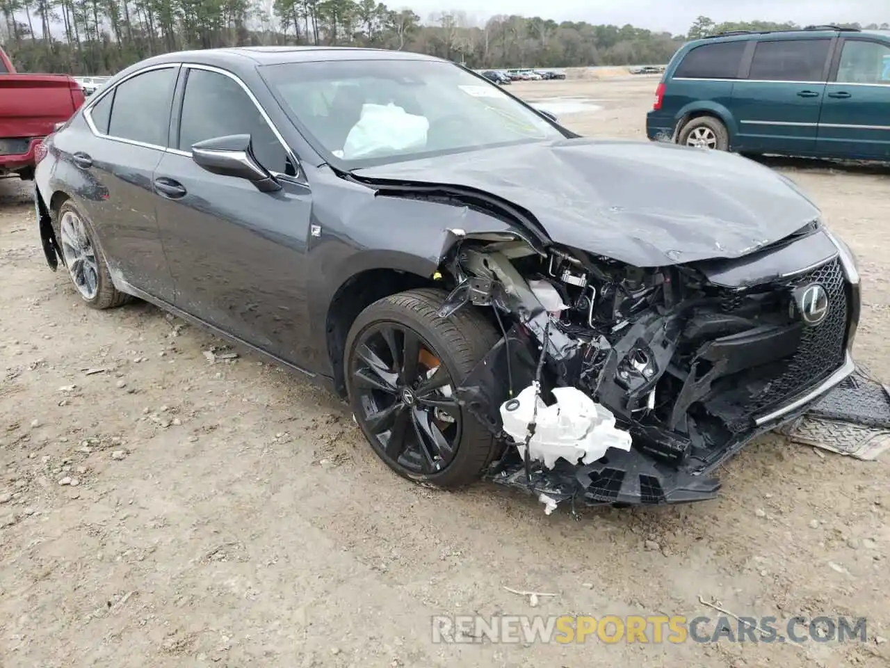 1 Photograph of a damaged car 58AJZ1B19NU112869 LEXUS ES350 2022