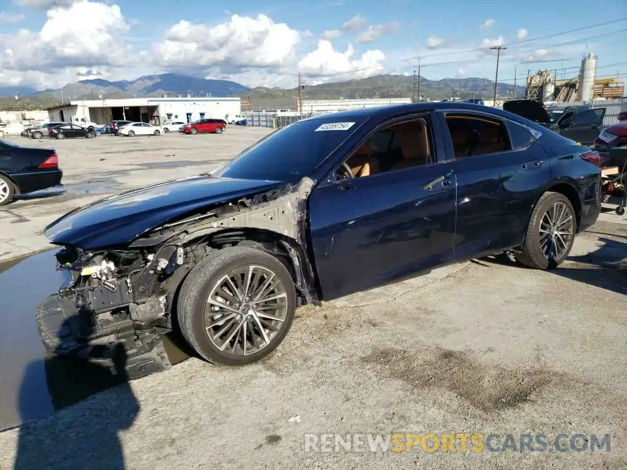 1 Photograph of a damaged car 58ADZ1B19PU148853 LEXUS ES350 2023