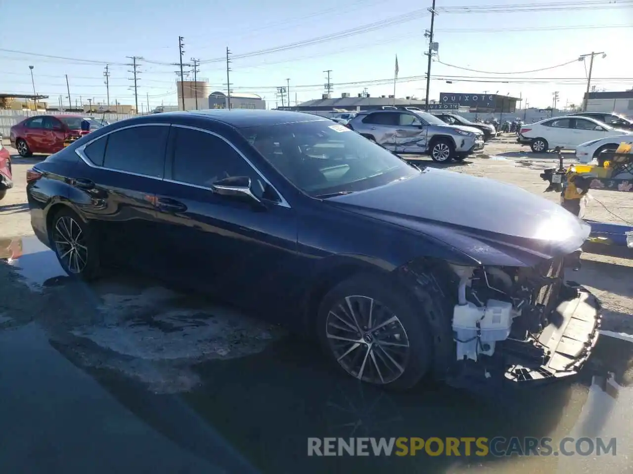 4 Photograph of a damaged car 58ADZ1B19PU148853 LEXUS ES350 2023