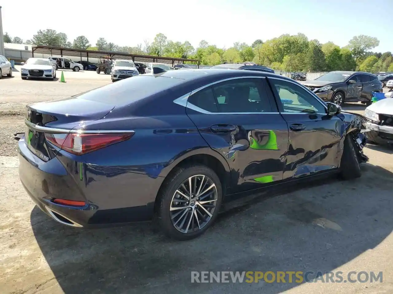 3 Photograph of a damaged car 58ADZ1B1XPU144133 LEXUS ES350 2023