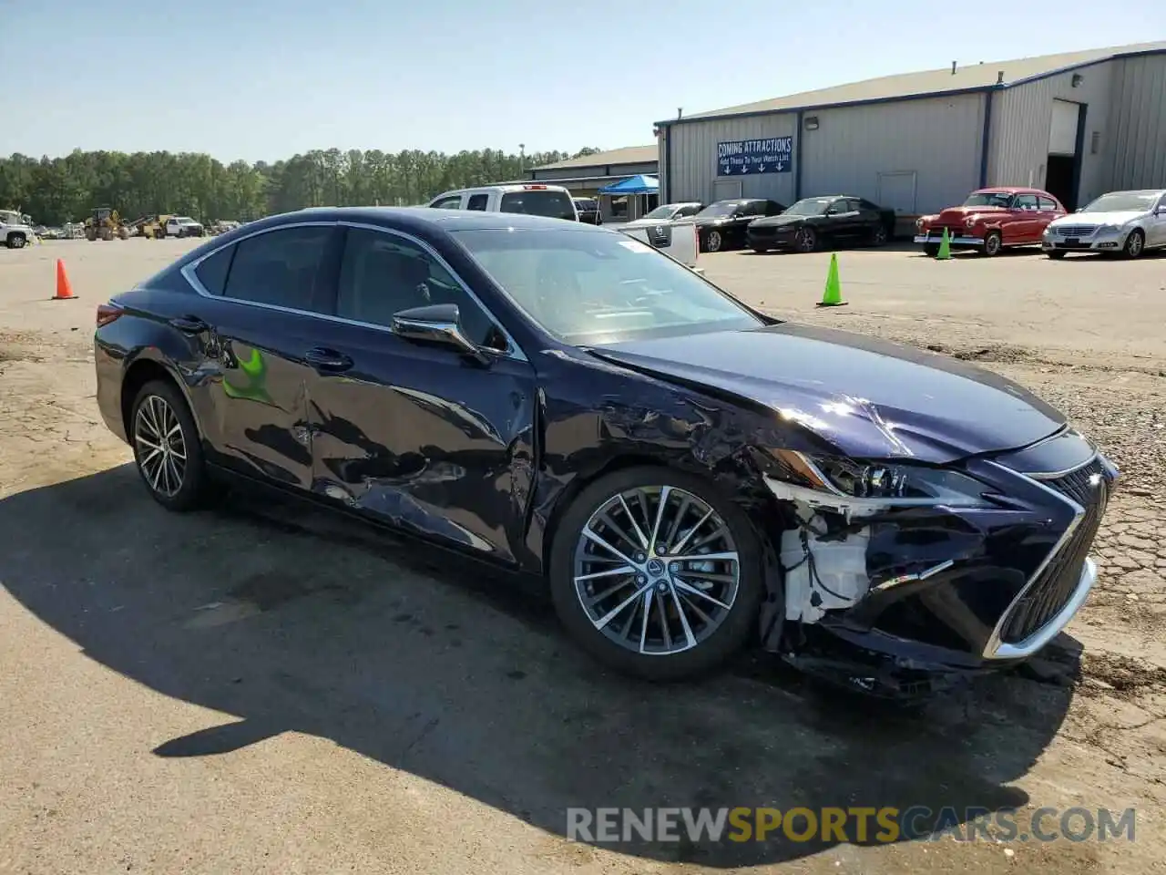 4 Photograph of a damaged car 58ADZ1B1XPU144133 LEXUS ES350 2023