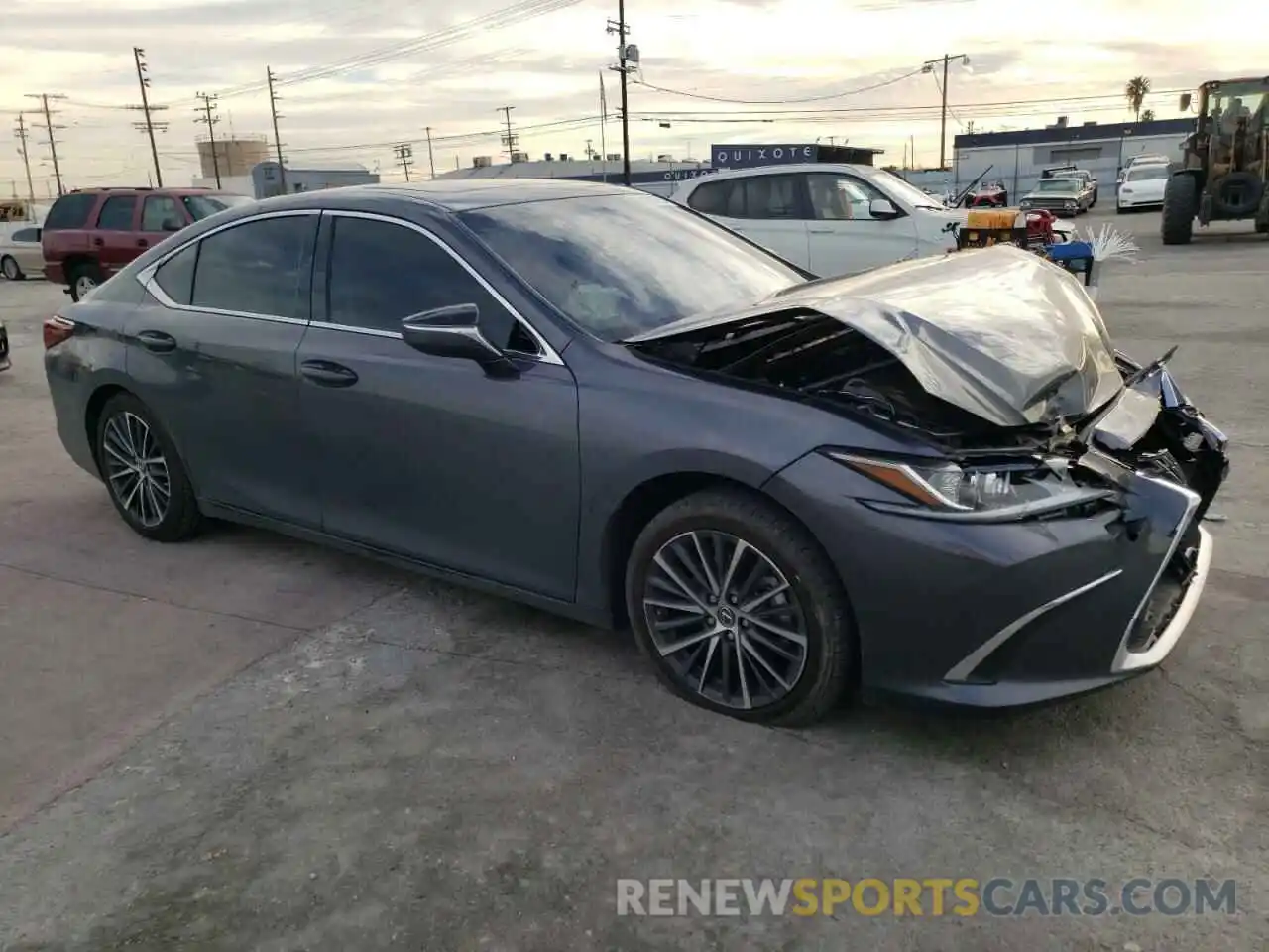 4 Photograph of a damaged car 58ADZ1B1XPU149476 LEXUS ES350 2023