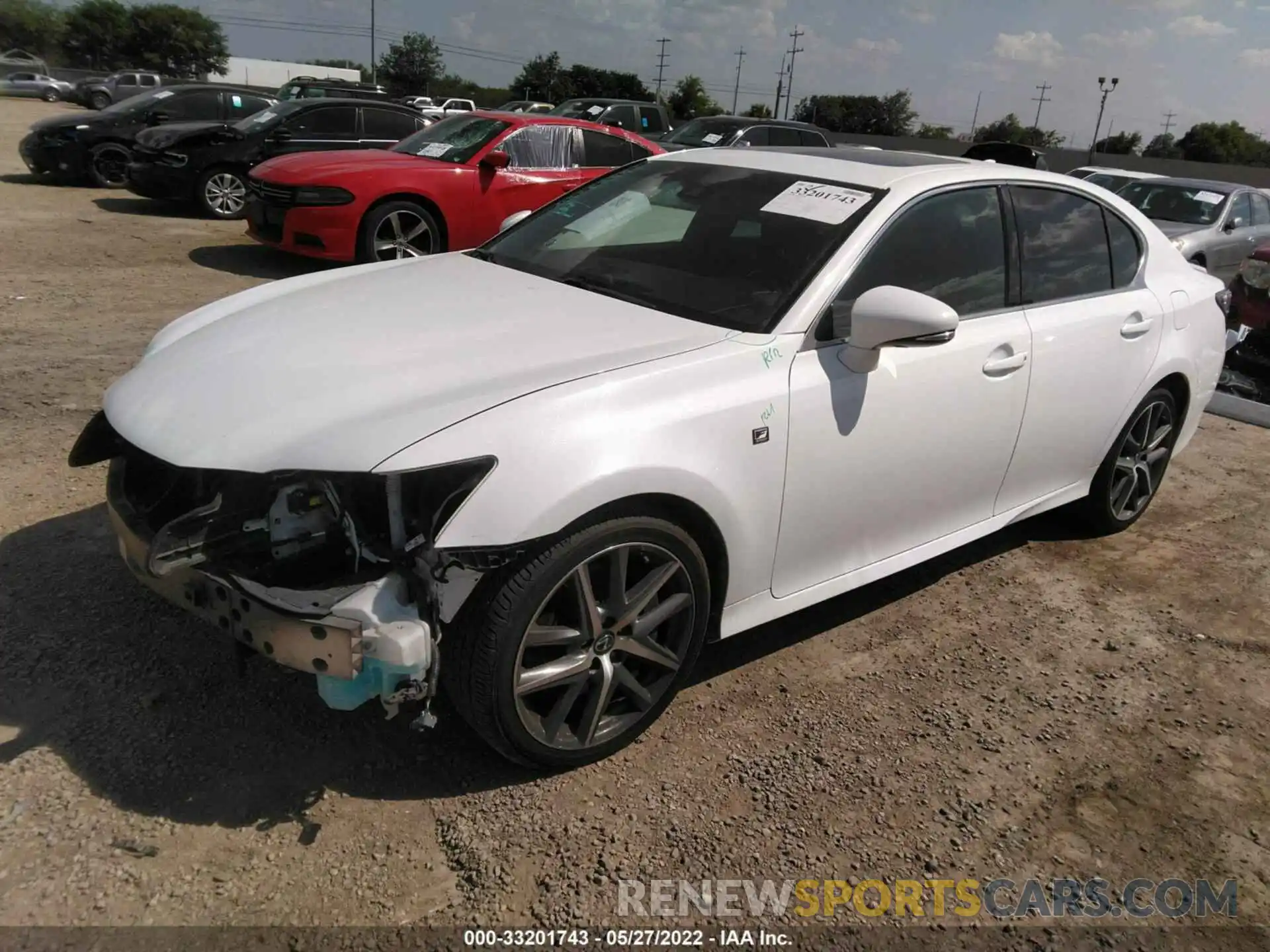 2 Photograph of a damaged car JTHBZ1BL0KA016917 LEXUS GS 2019