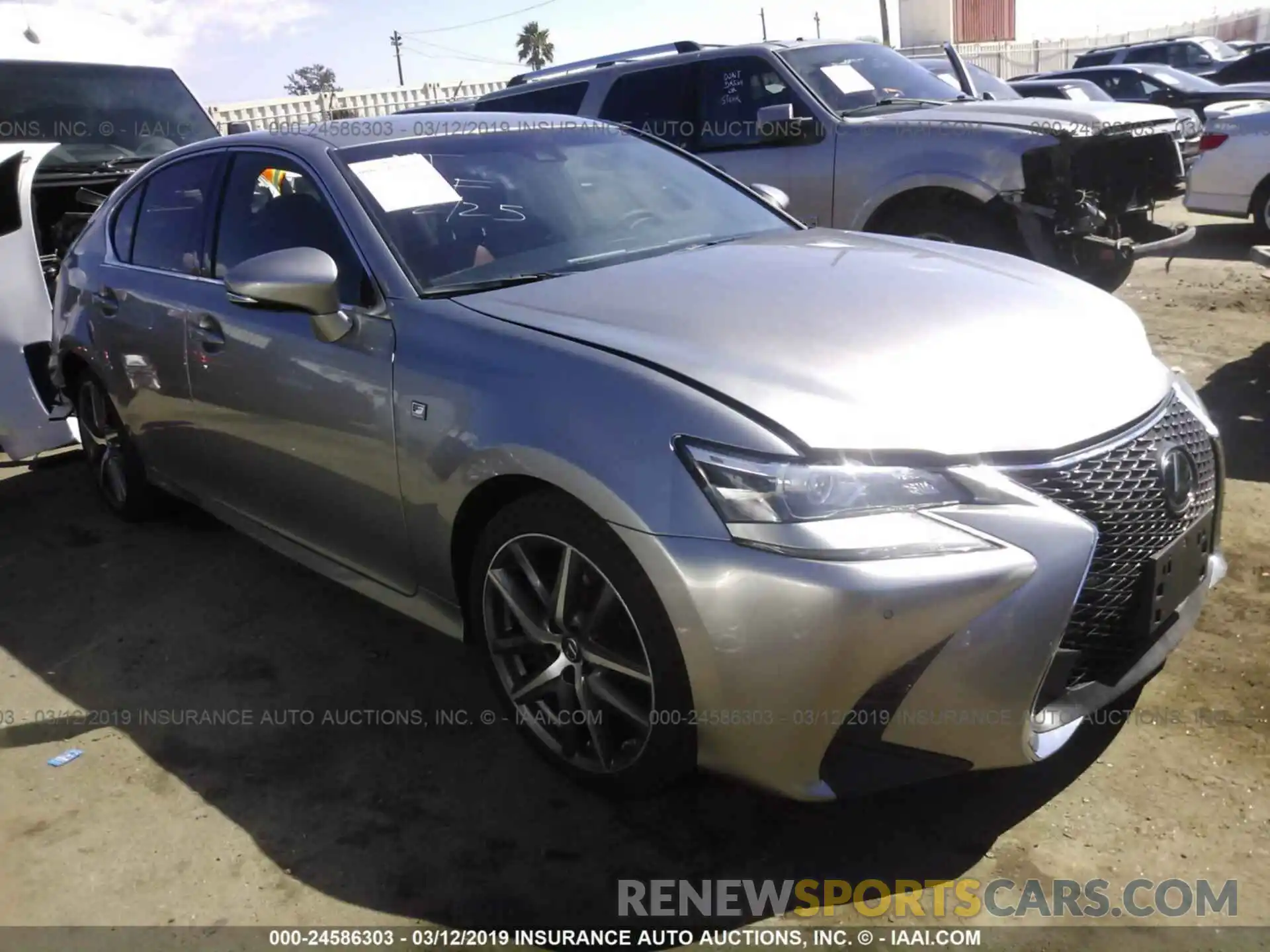 1 Photograph of a damaged car JTHBZ1BL0KA017680 LEXUS GS 2019